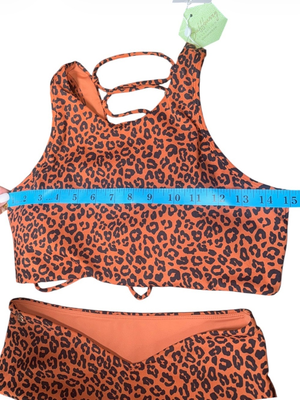 Buffbunny Swim Suit  Leopard Animal Print Cheetah NWT/ NWOT - Picture 4 of 12